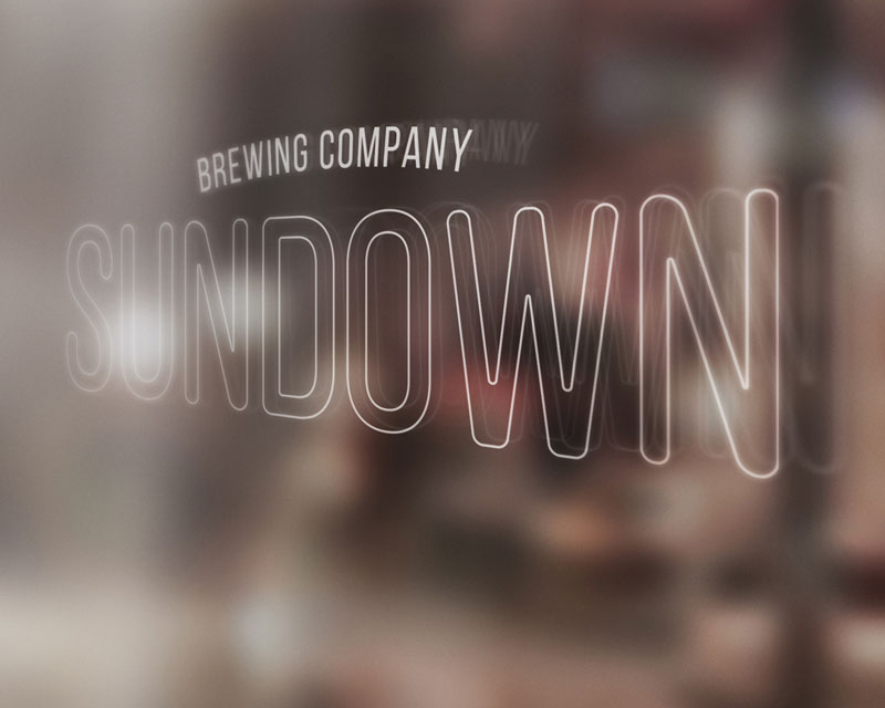 Sundown Brewing Signage